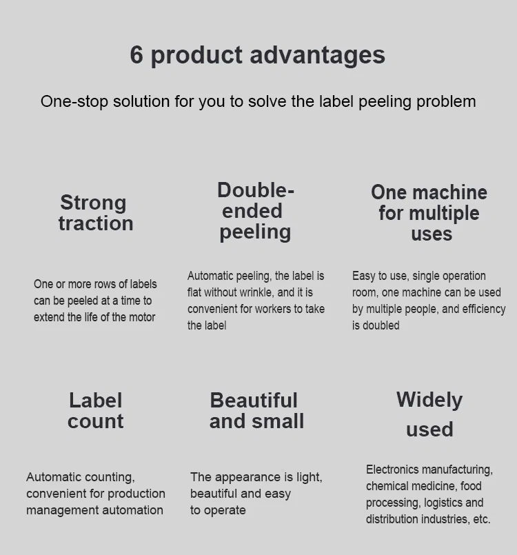 Έξυπνη αυτόματη μηχανή αποφλοίωσης ετικετών, μηχανή κοπής αυτοκόλλητων για θερμικό χαρτί διαχωρισμένη, αγορά αυτόματης ετικέτας 