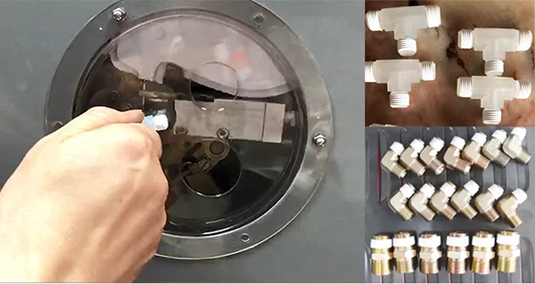 Μηχανή περιτυλίγματος ταινίας τεφλόν με σπειρώματα σωλήνων