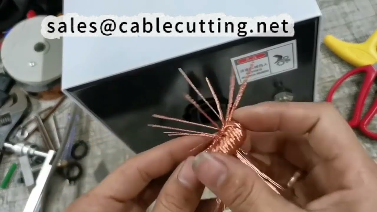 Powerful Wire Twisting Machine Demo   Factory Shoot