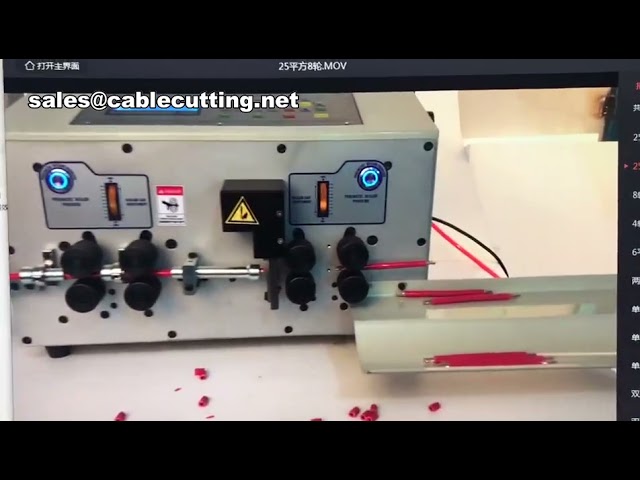 Automatic Double Wire Cable Stripping Cutting Machinesmall Wire Stripper Machine