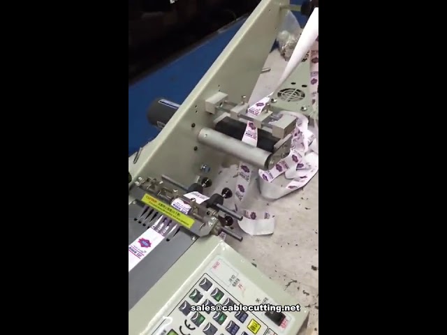 Automatic ribbon label cutting machine, tape cutting machine