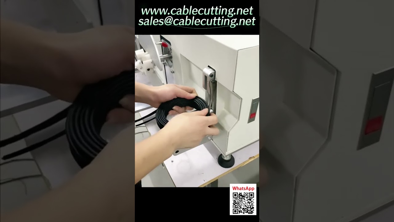 5 in 1 Automatic Cable Machine Winding, Traversing, Metering, Cutting & Tying