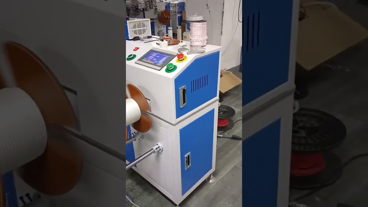 Rope Automatic Meter Counting, Hot Cutting & Coiling Machine for NylonSafety Ropes #machine #factory