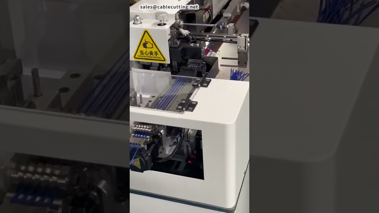 5 Wire Parallel Processing Crimping and Tinning Machine Quality Focus #factory #machine