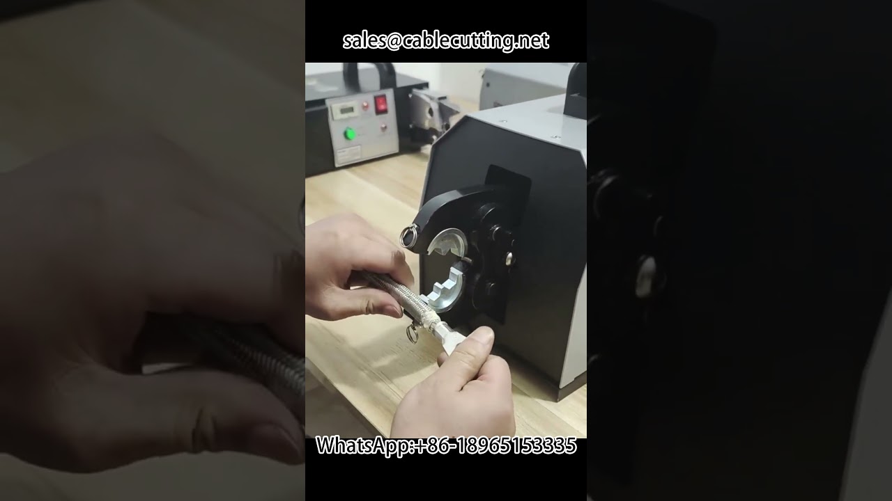 Πνευματική Πρέσα Κρίμπωσης για Χάλκινες Ακροδέκτες σε Εξαγωνικό Σχήμα