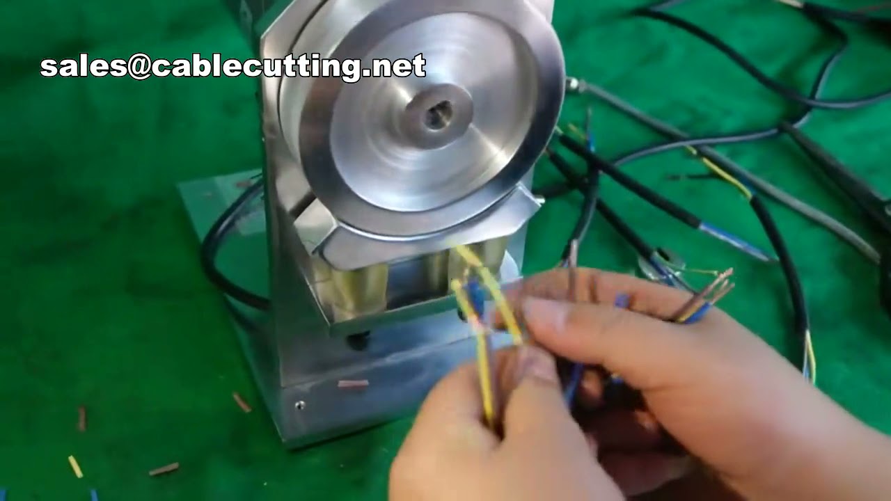 Wire Half stripping And Twisting Machine, Twisting Machine For Small Half strip Size Electric Wire E