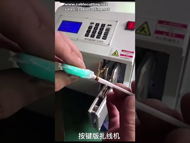 Data wire winding and binding machine, half winding machine, single binding machine, binding machine