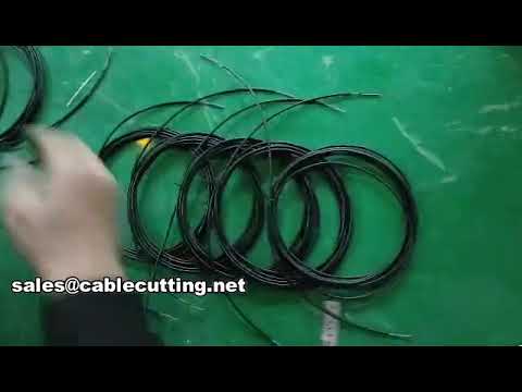 large circle double tie type automatic meter cutting wire stripping and winding machine CPRT-02TH