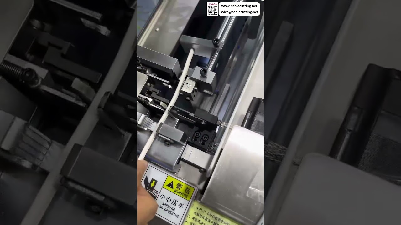 Fully Automatic Multi Core Wire Inner Outer Stripping Long Short Wire Setup Process Output
