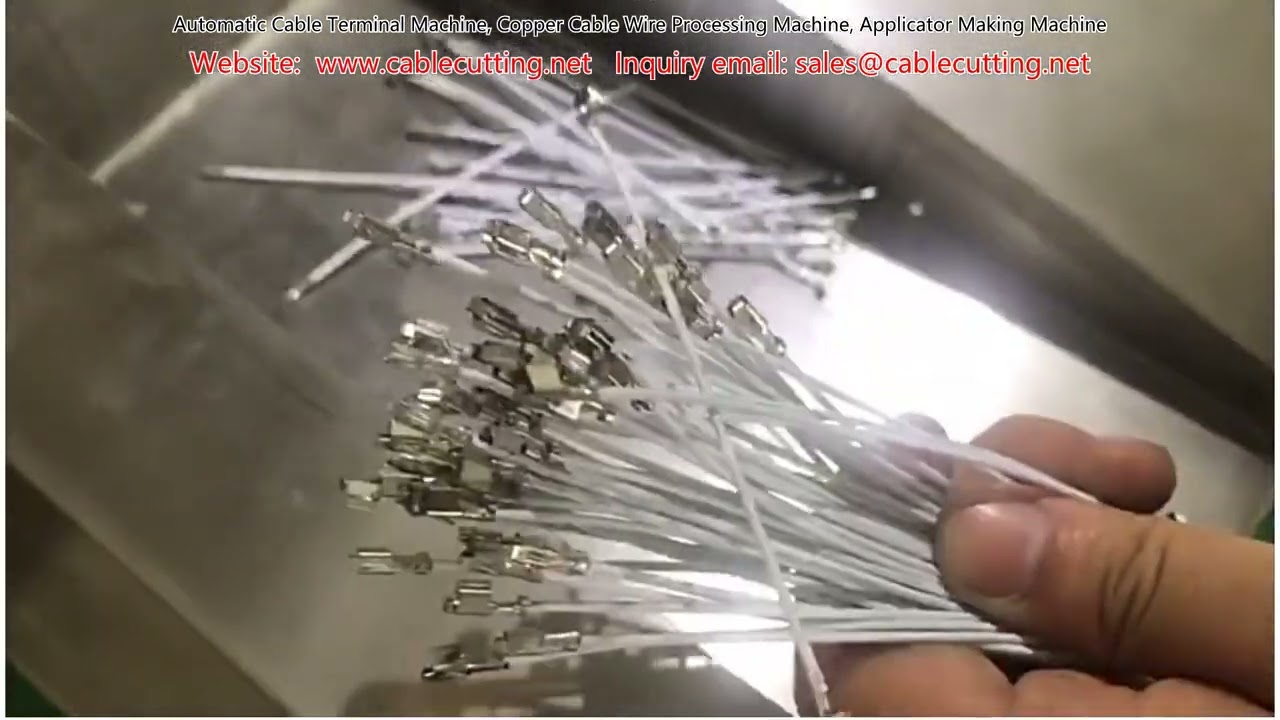 Automatic Cable Terminal Machine, Copper Cable Wire Processing Machine, Applicator Making Machine